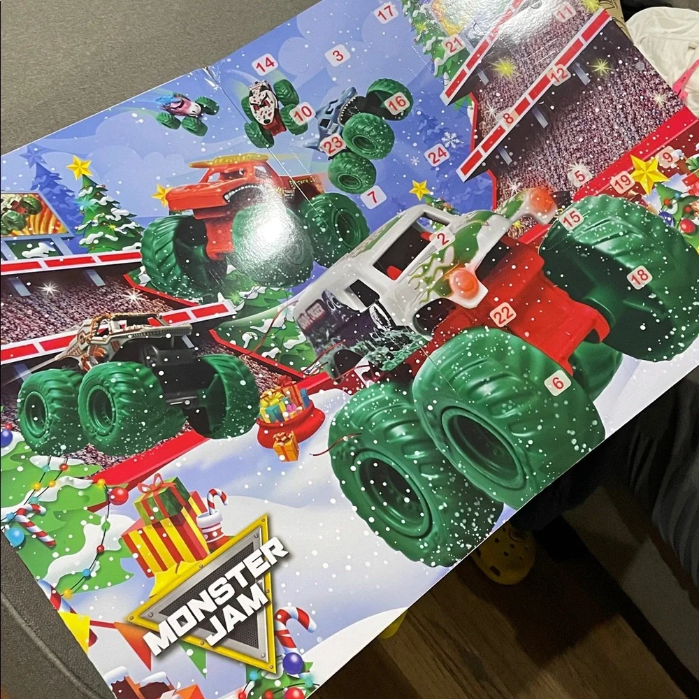 Monster Jam - Advent Calendar 2025 Holiday Series 1:72 Scale 24 pieces